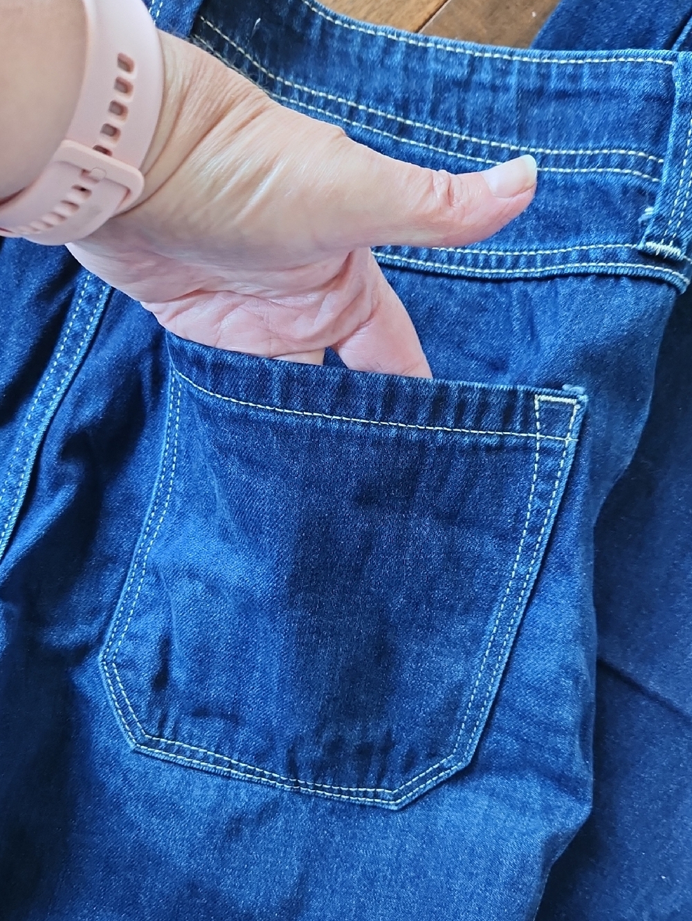 We The Free Button Fly Wide Leg Jeans Size 28 - Picture 10 of 14